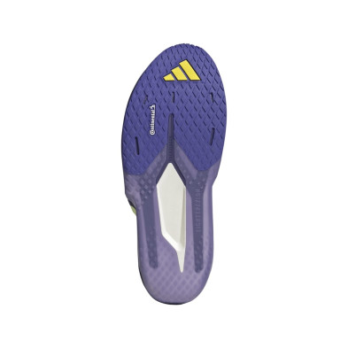 Zapatillas Adidas Adizero Dropset Pro Trainer hombre Blue/ Solar Lemon/ Solar Purple suela de caucho continental