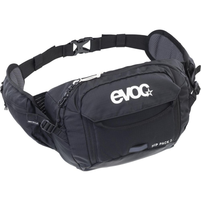 Riñonera Hip Pack 3 + Hydration blandder 1,5L Evoc negra