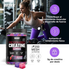 Gominolas Weider Creatina 60 Gummies ficha