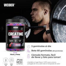 Gominolas Weider Creatina 60 Gummies