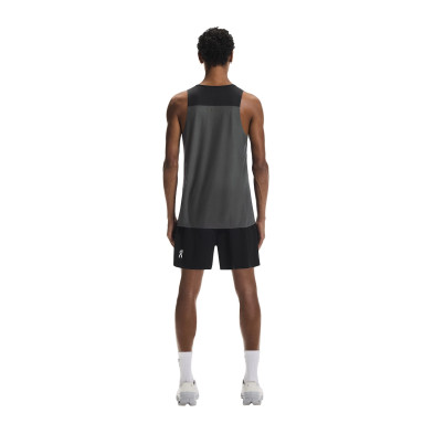 Camiseta On Running Performance Tank Hombre Black espalda