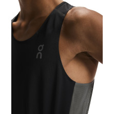 Camiseta On Running Performance Tank Hombre Black asila