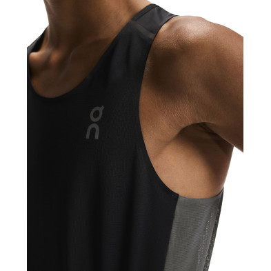 Camiseta On Running Performance Tank Hombre Black asila