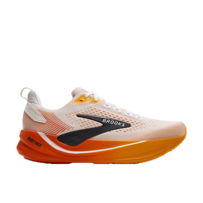 Zapatillas Ghost Max 4 hombre White/Orange/Red PORTADA