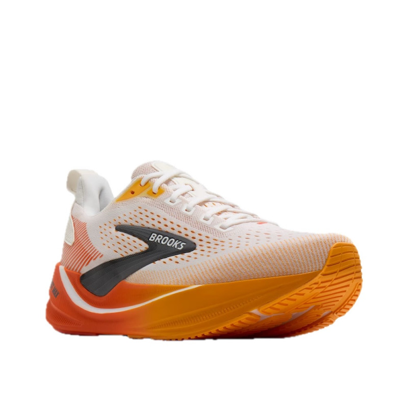 Zapatillas Ghost Max 4 hombre White/Orange/Red vertical