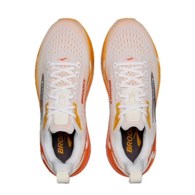 Zapatillas Ghost Max 4 hombre White/Orange/Red aérea