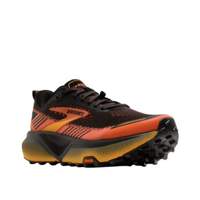 Zapatillas trail Brooks Cascadia 20 hombre Black Tigerily Orange