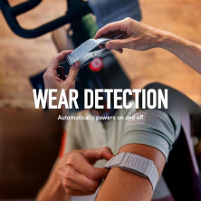 Coros Recambio banda Monitor de frecuencia cardíaca al brazo grande Gris