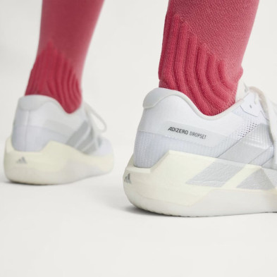 Zapatillas Adidas Adizero Dropset Pro mujer Cloud White/ Silver Metallic/ Cloud White