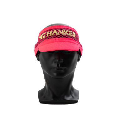 Visera Hanker plegable GO rosa amarillo frontal