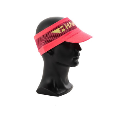 Visera Hanker plegable GO rosa amarillo lateral