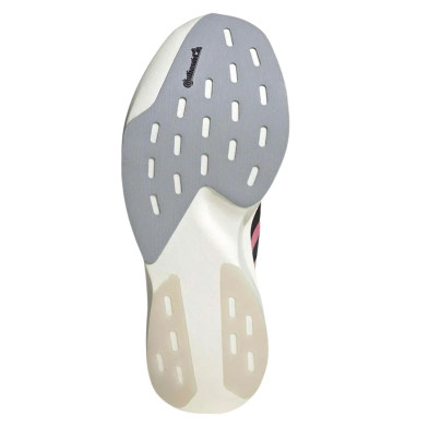 Zapatillas Adidas Adizero Evo SL Woven mujer Ice Tangerine Aurora Black Lucid Fuchsia suela continental