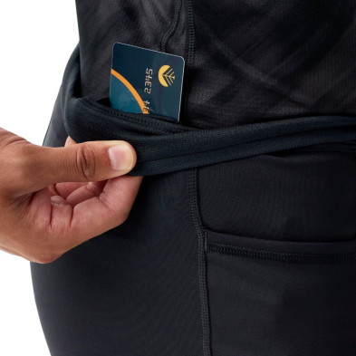 Malla corta Brooks Dash Half Tight hombre Black ajuste para llaves o lo que necesites