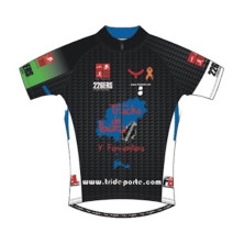 Maillot ciclismo manga corta Trideporte frontal