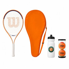 Raqueta Wilson Roland-Garros Elite Junior Kit 23 funda completa separado