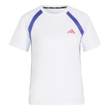 Camiseta manga corta Adidas Adizero Archive Mujer White/ Dual Indigo
