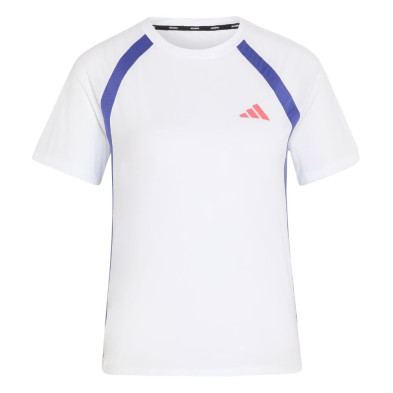Camiseta manga corta Adidas Adizero Archive Mujer White/ Dual Indigo