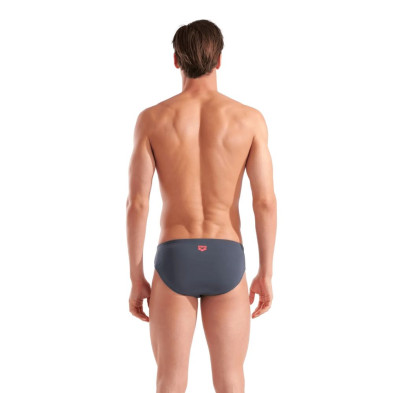 Bañador slip Arena Swim Briefs Poseidonia hombre Asphalt resistente al cloro