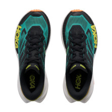 Zapatillas Hoka Mafate X Hombre Neon Hoka Black Electric Aqua par puntera protectora