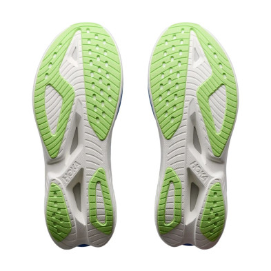 Zapatillas Hoka Mach X 3 hombre Cosmic Grey/ Virtual Blue suela velocidad propulsiva