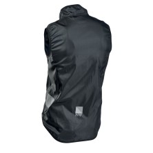 Chaleco cortavientos VORTEX negro trasera