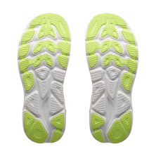 Zapatillas Hoka Clifton 11 mujer Tangerine Glow White suela Durabrasion más reistente