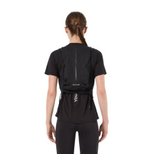 Chaleco running Nnormal Modular Trail Vest Black cómodo y estable