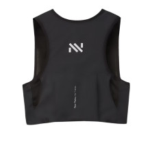 Chaleco running Nnormal Modular Trail Vest Black sin la bolsa impermeable 8 litros