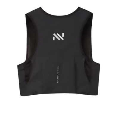 Chaleco running Nnormal Modular Trail Vest Black sin la bolsa impermeable 8 litros