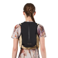 Chaleco running Nnormal Modular Trail Vest Beige cómodo y estable