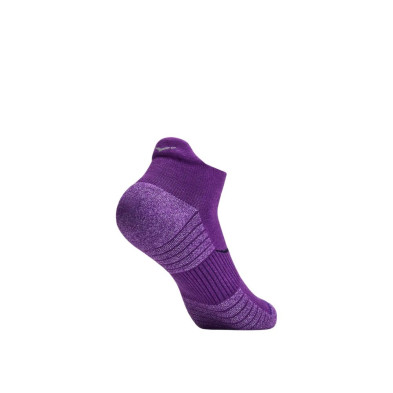 Calcetines invisibles Hoka No Show Run Pack de 3 Egg Yolk/ Cerise/ Virtual Violet violeta