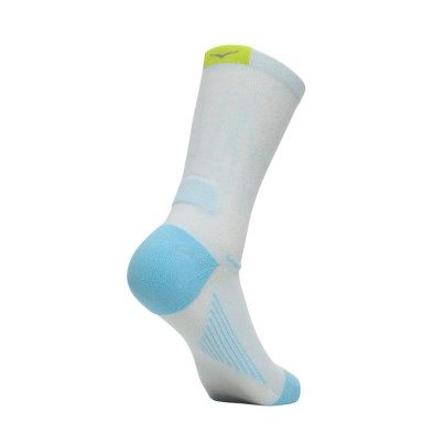 Calcetines Hoka Clifton media caña Crew Run Sock unisex Glimmering Blue cómodos suaves y transpirables