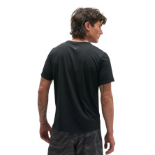 Camiseta manga corta Hoka EveryRun hombre negro camiseta básica cómoda y transpirable