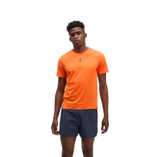 Camiseta manga corta Hoka EveryRun hombre Electric Tangerine