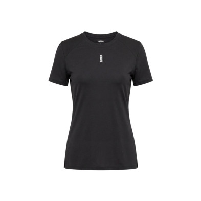Camiseta manga corta Hoka EveryRun mujer Black