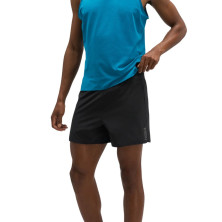 Pantalón running Hoka Glide 5' Shorts con forro hombre Black