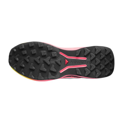 Zapatillas Salomon Genesis 2 hombre Gray Violet/ Safety Yellow/ Neon Flame