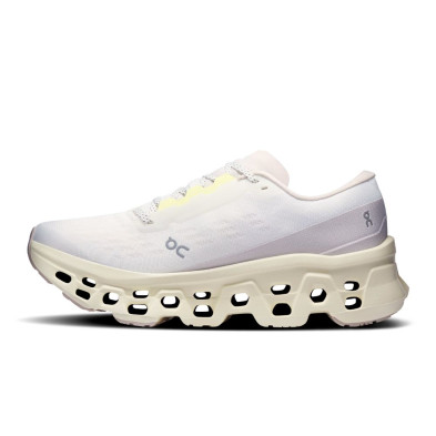 Zapatillas On Running Cloudmonster 3 mujer Ivory Seedling tecnología CloudTec