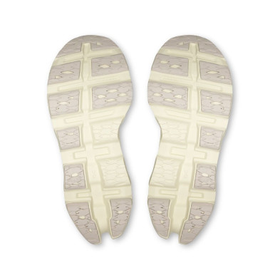 Zapatillas On Running Cloudmonster 3 mujer Ivory Seedling pisada reactiva para correr como en las nubes