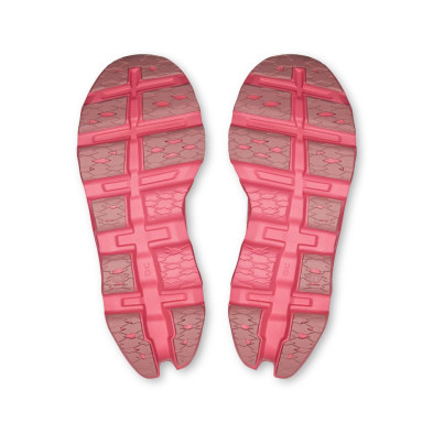 Zapatillas On Running Cloudmonster 3 mujer Ivory/ Camellia pisada reactiva para correr como en las nubes