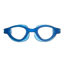 Gafas Arena de natación Cruiser Evo Junior Clear/Blue/Clear frontal
