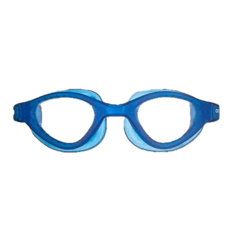 Gafas Arena de natación Cruiser Evo Junior Clear/Blue/Clear frontal