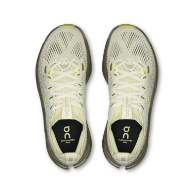 Zapatillas On Running Cloudsurfer Max mujer verde palido y verde oliva