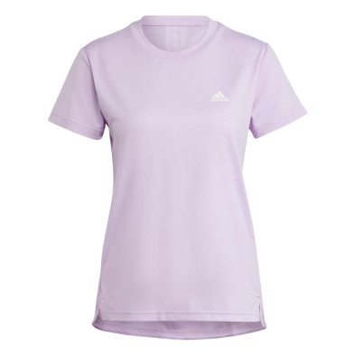 Camiseta manga corta Adidas Aeroready 3 stripes mujer Bliss Lilac