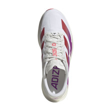 Zapatillas Adidas Adizero Evo SL Woven Hombre White Lucid red Crystal white