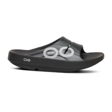 Sandalias Oofos Recovery Ooahh Sport Black Wave