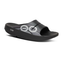 Sandalias Oofos Recovery Ooahh Sport Black Wave