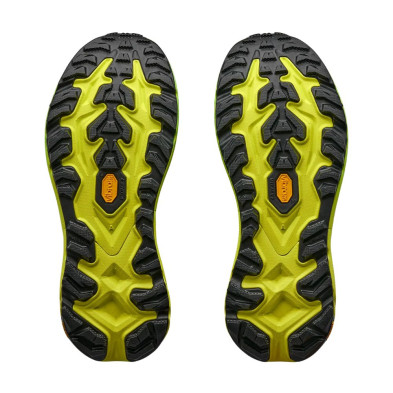 Zapatillas Hoka Mafate 5 Hombre Frost Hoka Citrus  suela Vibram Megagrip