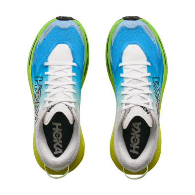 Zapatillas Hoka Mafate 5 Hombre Frost Hoka Citrus empeine elástico y dinámico par