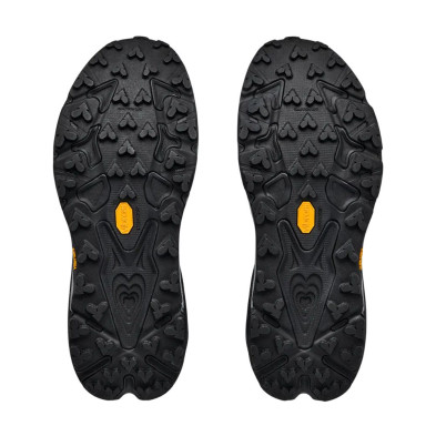 Zapatillas Hoka Speedgoat 7 Hombre Black Stellar Grey tacos de 5 mm tracción que se adhiere a la roca